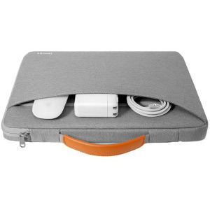 Tomtoc Geanta laptop Apple MacBook Pro 16, 16 inch, Defender-A22, protectie de grad militar, culoare gri