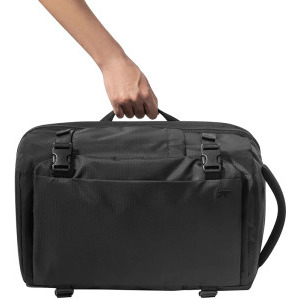 Tomtoc Rucsac laptop 17.3 inch Navigator-T66 Liteway, capacitate 40L, deschidere tip valiza, culoare negru