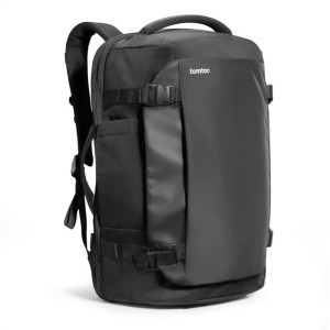 Tomtoc Rucsac laptop 17.3 inch Navigator-T66, capacitate 40L, deschidere tip valiza, 3 compartimente, culoare negru