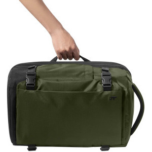 Tomtoc Rucsac laptop 17.3 inch Navigator-T66 Liteway, capacitate 40L, deschidere tip valiza, culoare verde