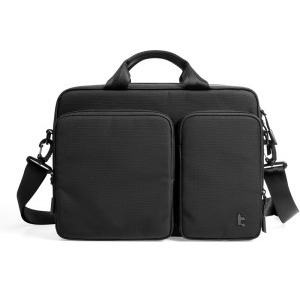 Tomtoc Geanta laptop Apple MacBook Pro 16, 15.6-16 inch, Navigator A33, protectie anti-soc, culoare negru