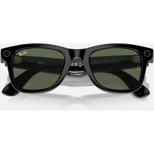 Ray-Ban Meta Wayfarer Gen 1 32GB Shiny Black/G-15 Green
