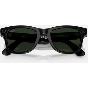 Ray-Ban Meta Wayfarer Gen 2 32GB Shiny Black/Transitions Graphite Green