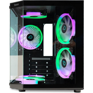 Spacer AQUARIUM Black 3 Fans