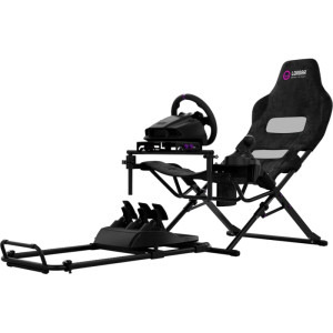 LORGAR Flex Raf1 Sim Racing Cockpit Advanced Foldable Black