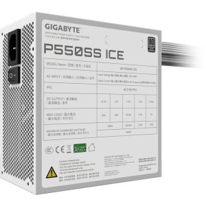 GIGABYTE GP-P550SS ICE, 80+ Silver, 550W