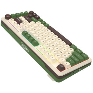 Redragon Cyrus Pro White-Green RGB Pink Switch Mecanica