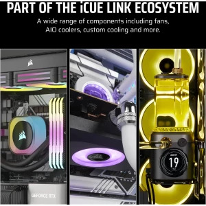Corsair iCUE Link LX120-R RGB Reversed Expansion Kit 120mm Black