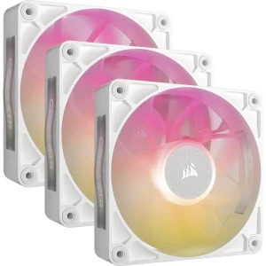 Corsair iCUE LINK RX120 Max RGB White Starter Kit 120mm Three Fan Pack