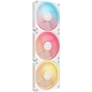 Corsair iCUE Link LX120-R RGB Starter Kit Reversed 120mm Three Fan Pack White