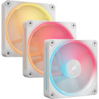 Ventilator Corsair iCUE Link LX120-R RGB Starter Kit Reversed 120mm Three Fan Pack White