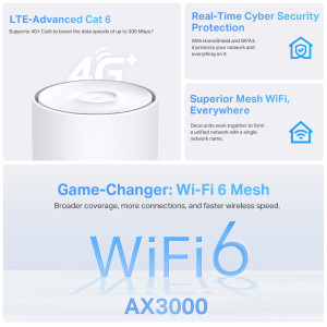 TP-LINK DECO X50-4G Dual-Band WiFi 6 LTE
