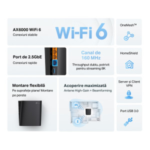 TP-LINK 2.5Gigabit Archer AX80 Dual-Band WiFi 6