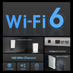 TP-LINK 2.5Gigabit RE900XD Dual-Band WiFi 6