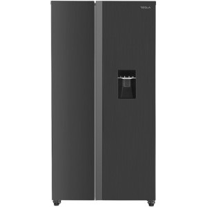 Tesla RB5210FHXE, 529 L, Clasa E, Total No Frost, Display LED, Dozator apa, 177 cm, Inox