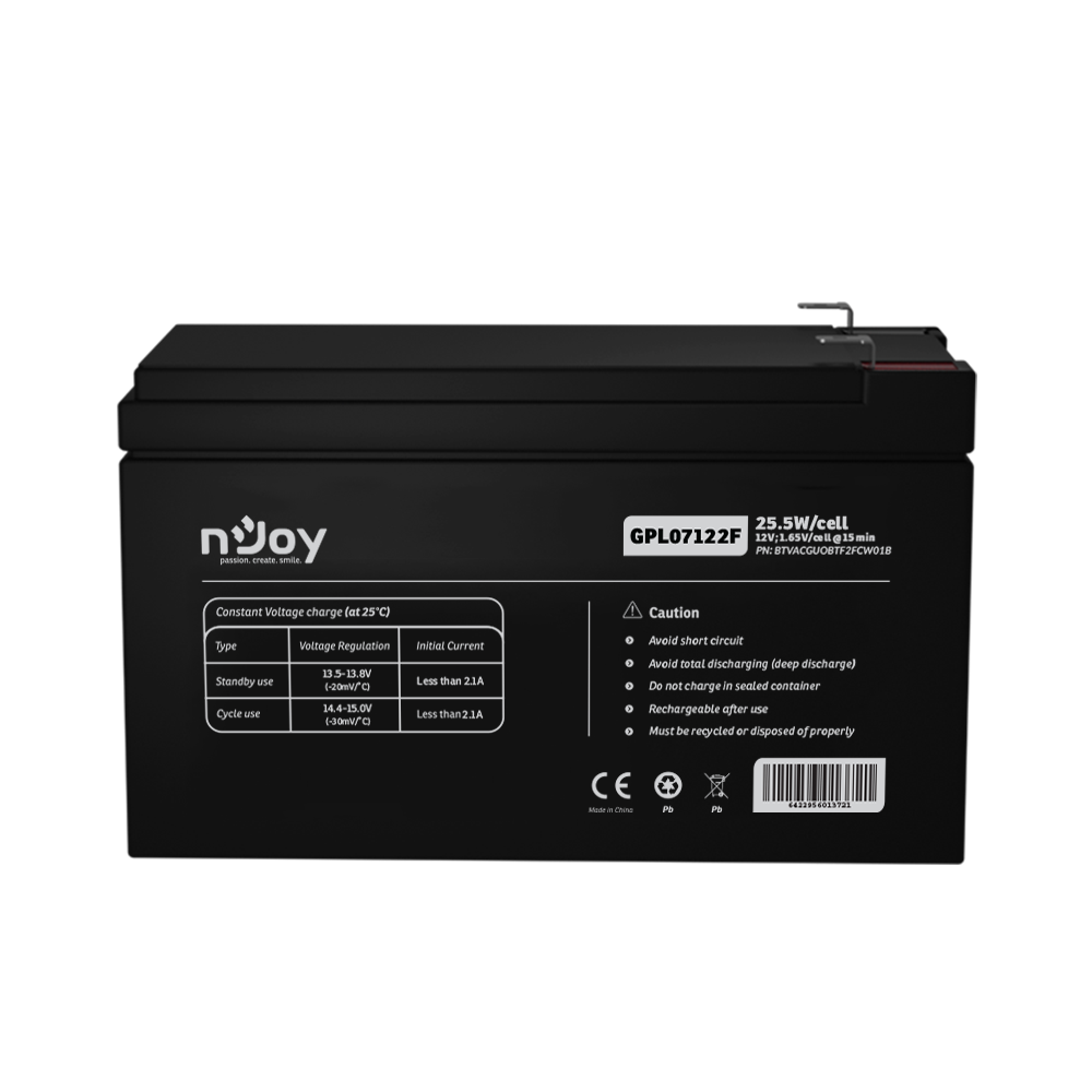 Accesoriu UPS nJoy Acumulator 12V GPL07122F