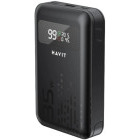 Baterie externa Havit PB5211, 10200 mAh, 1x USB, 2x USB-C, 45 W, Display, Black