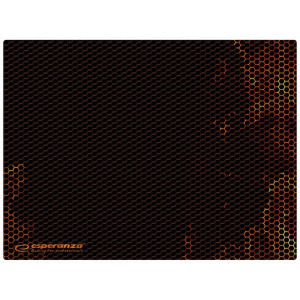 Mouse pad Esperanza EGP103R Flame Maxi Black/Red