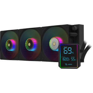 Cooler CPU AQIRYS Aurora 360 AiO Black