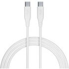 Cablu de date / adaptor Allity AUC-02, USB-C Male la USB-C Male, 100 W 2 m, White