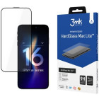 Folie protectie 3MK HardGlass Max Lite pentru iPhone 16 Pro, cu margini negre