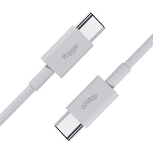 Allity AUC-03, USB-C Male la USB-C Male, 60W, 2 m, White