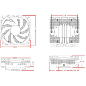 ID-Cooling IS-37-XT Black