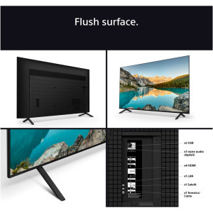 Sony Smart TV BRAVIA 3 55S35 Seria S3 139cm negru 4K UHD HDR