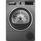 Uscator de rufe Bosch WQG245DREU, Pompa de caldura, 9 kg, Clasa C, AutoDry, SensitiveDrying, Self Cleaning Condenser, Gri
