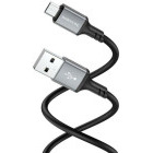 Cablu de date / adaptor Borofone BX83, USB Male la microUSB Male, 1 m, Black