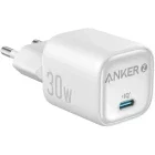 Incarcator retea Anker Zolo A2698G21, 1x USB-C, Quick Charge 30 W, GaN, White