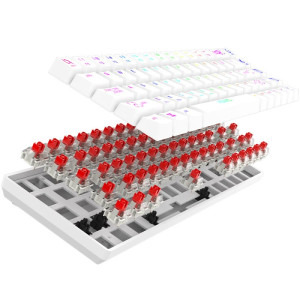 AQIRYS Mira 2.0 RGB White HaiMu Red Switch Mecanica