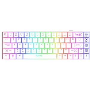 AQIRYS Mira 2.0 RGB White HaiMu Red Switch Mecanica