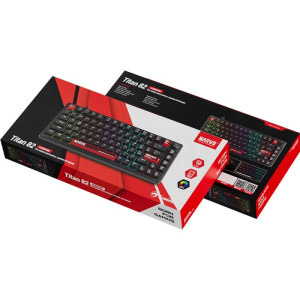 Marvo KG936 Arma 82 TKL Rainbow TNT Peach Switch Mecanica