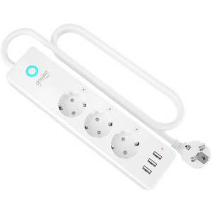 Gosund Prelungitor inteligent P1 PLUS WiFi (4x AC schuko, 3x USB-A) Tuya app
