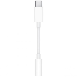 Cablu de date / adaptor Apple Adaptor USB-C Male la 3.5 mm Male, White