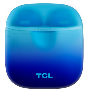 TCL SOCL500TWS Ocean Blue, Bluetooth 5.0, autonomie 33 de ore, protectie apa/transpiratie IPX4, incarcare rapida 15 min pentru o ora de utilizare si incarcare wireless, USB C