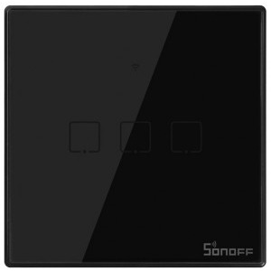 Sonoff Intrerupator triplu cu touch T3EU3C, Wi-Fi + RF, control de pe telefonul mobil