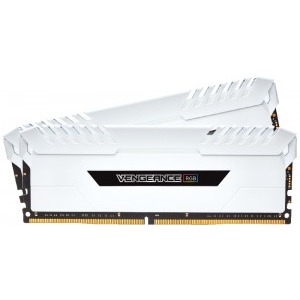 Corsair Vengeance White RGB LED 16GB DDR4 3200MHz CL16 Dual Channel Kit