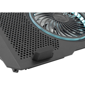 White Shark AURORA, max. 17.3 inch, black, ventilatoare 5, iluminare LED