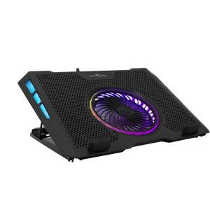 White Shark AURORA, max. 17.3 inch, black, ventilatoare 5, iluminare LED