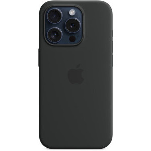 Apple Protectie pentru spate, material silicon pentru iPhone 15 Pro, culoare Black