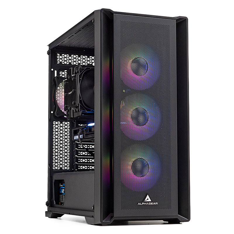 PC Gaming DRAGON Epic ProMax, AMD Ryzen 5 7600 3.8GHz, 32GB DDR5, 1TB SSD, RTX 4070 12GB GDDR6X, Iluminare RGB