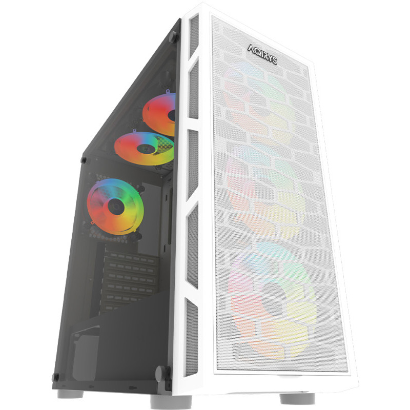 PC Gaming White Snake, Intel i5-10400F 2.9GHz, 32GB DDR4, 500GB SSD + 2TB HDD, RTX 3070 Ti 8GB GDDR6, Iluminare RGB, Windows 11 Home preinstalat (Game Ready)