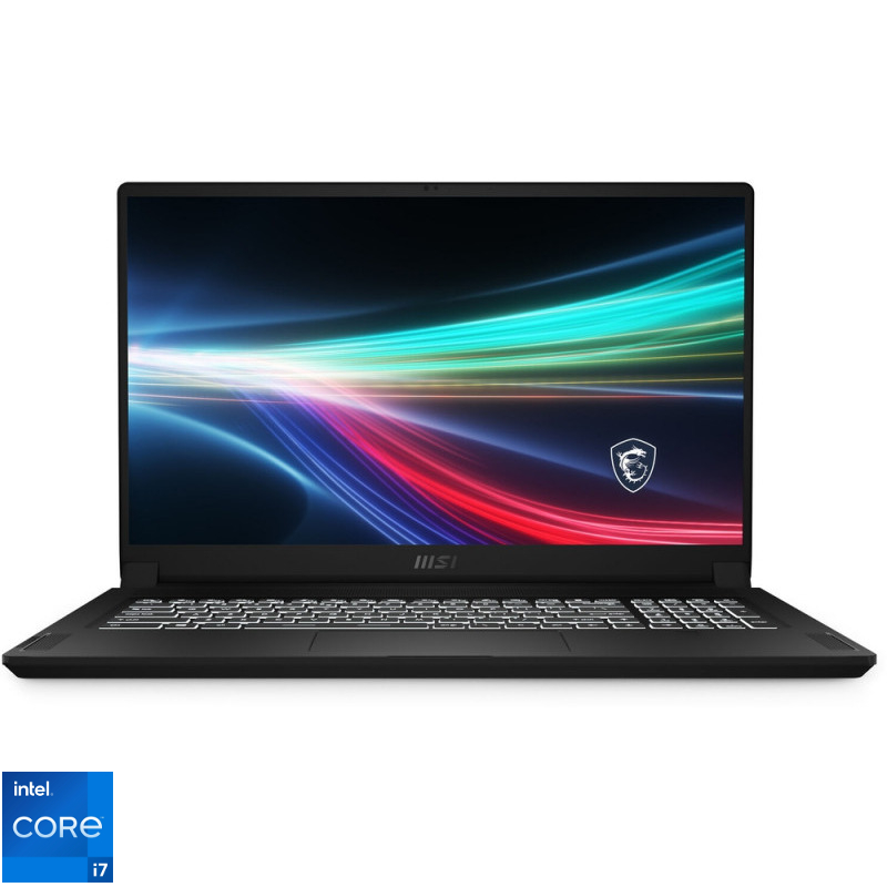 Laptop MSI 17.3'' Creator 17 B11UG, UHD, Procesor Intel® Core™ i7-11800H (24M Cache, up to 4.60 GHz), 32GB DDR4, 1TB SSD, GeForce RTX 3070 8GB, Win 10 Pro