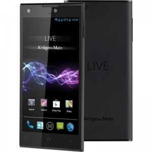 Kruger&Matz Live 2 KM0413, Quad Core, 4GB, 1GB RAM, Dual SIM, 4G, Black