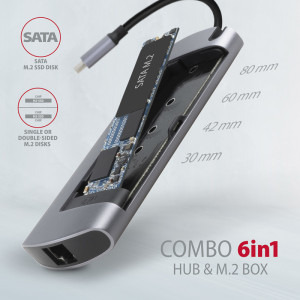 AXAGON HMC-6M2