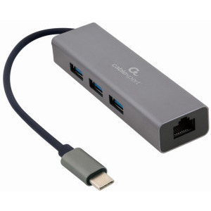 Hub USB Gembird A-CMU3-LAN-01