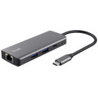 Hub USB Trust Dalyx 6-in-1 Multiport Adapter