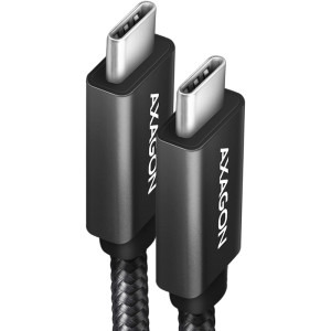 AXAGON USB 3.2 Tip C Male - USB 3.2 Tip C Male, 2m, negru